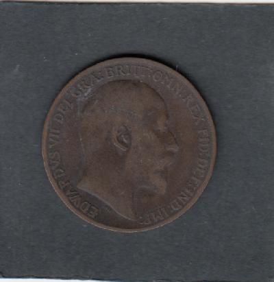 Beschrijving: 1 Penny EDWARD VII